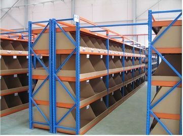 Metal la scaffalatura di bassa potenza con il piatto di legno, racking del pallet del magazzino del piatto d'acciaio