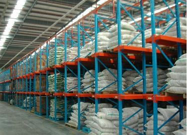 Racking selettivo resistente del pallet della cella frigorifera con il doppio sostegno laterale