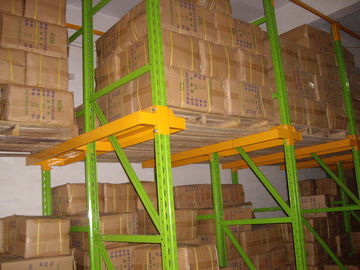azionamento ad alta densità nel racking del pallet con il rivestimento della polvere dello spruzzo finito