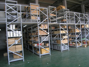 Doppio sistema di racking del mezzanino di scaffali dello scaffale di area per l'acciaio del blu di stoccaggio del magazzino