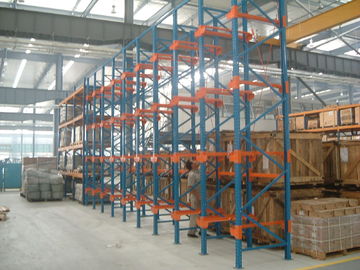 azionamento selettivo nei sistemi dello scaffale di stoccaggio, multi scaffalatura livellata per il flusso del cartone