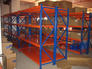 Un peso medio di 4 della fila delle merci sistemi industriali in serie di racking con il bordo d'acciaio