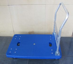 carrello di plastica pieghevole dei centri logistici con blu/grey, capacità 150kg