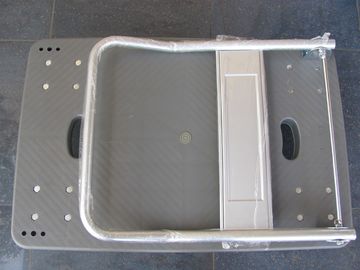 carrello di plastica pieghevole dei centri logistici con blu/grey, capacità 150kg