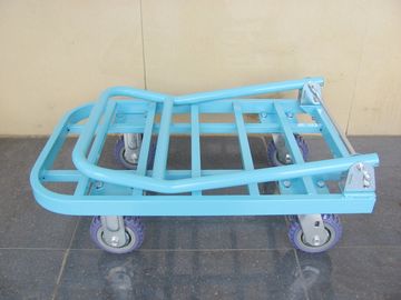 attrezzature pieghevoli del magazzino del carrello del tubo d'acciaio per il supermercato, fabbrica